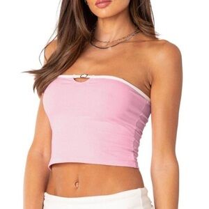 Edikted pink belt top